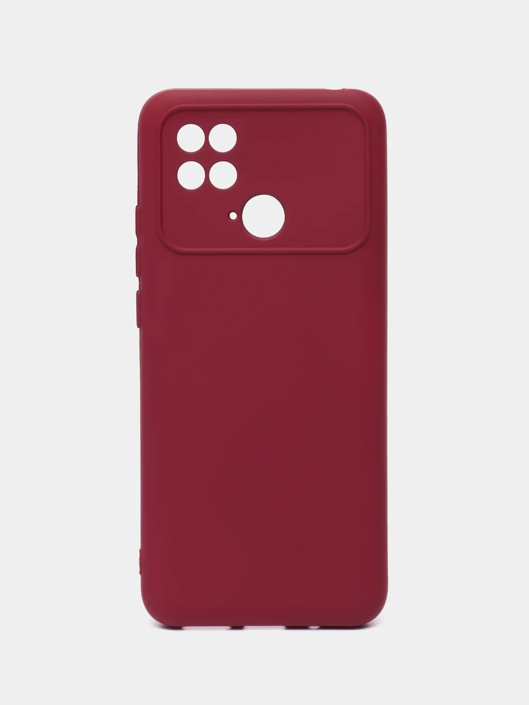 Марсала силиконовый чехол на Xiaomi Poco C40 ( Сяоми Поко С40 ) прозрачный , защита камеры