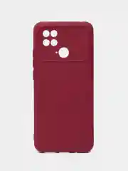 Марсала силиконовый чехол на Xiaomi Poco C40 ( Сяоми Поко С40 ) прозрачный , защита камеры