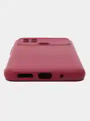Марсала силиконовый чехол на Xiaomi Poco C40 ( Сяоми Поко С40 ) прозрачный , защита камеры