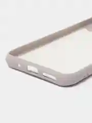 Бежевый меланж силиконовый чехол на Xiaomi Poco C40 ( Сяоми Поко С40 ) прозрачный , защита камеры