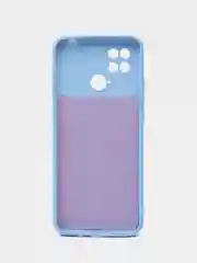 Лавандовый силиконовый чехол на Xiaomi Poco C40 ( Сяоми Поко С40 ) прозрачный , защита камеры