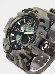 Серый мужские тактические часы