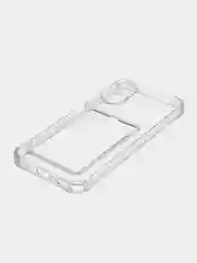 Прозрачный чехол для Oppo A17 / A17K, Оппо А17, А17К прозрачный, с карманом для карт
