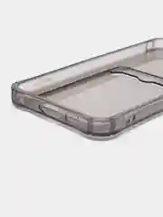 Серый чехол для Samsung Galaxy S23 Plus, Самсунг Галакси С23 Плюс, с карманом, прозрачный