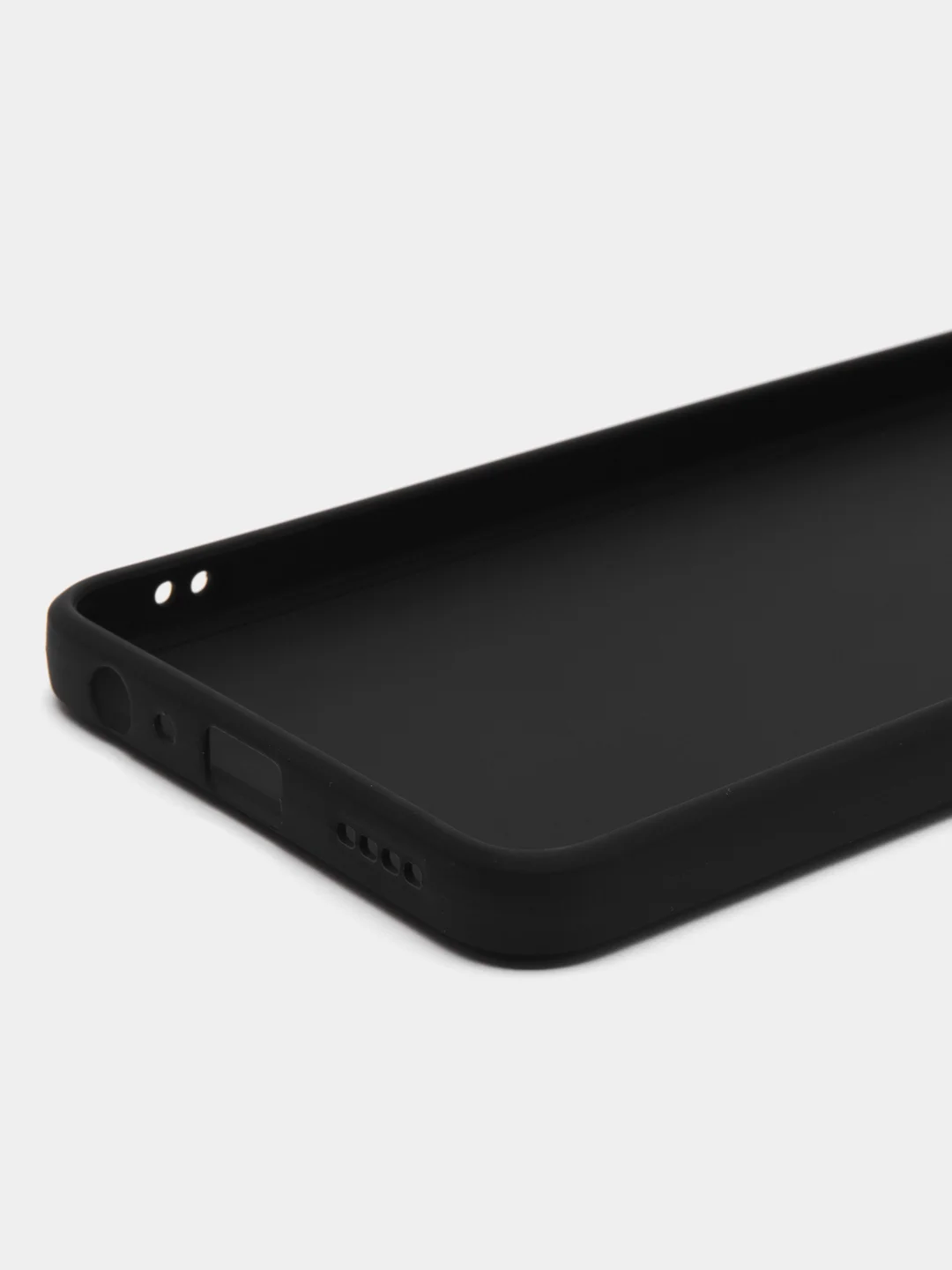 Черный чехол для Realme C55 (Реалми С55), прозрачный противоударный