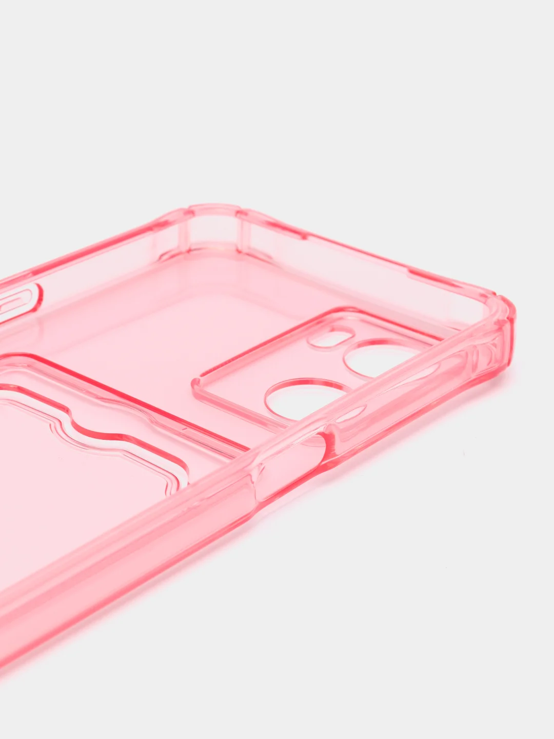Розовый чехол для Oppo A57 4G, A77 4G, A77S (Оппо А57, А77 4 Джи) силиконовый, c защитой камеры