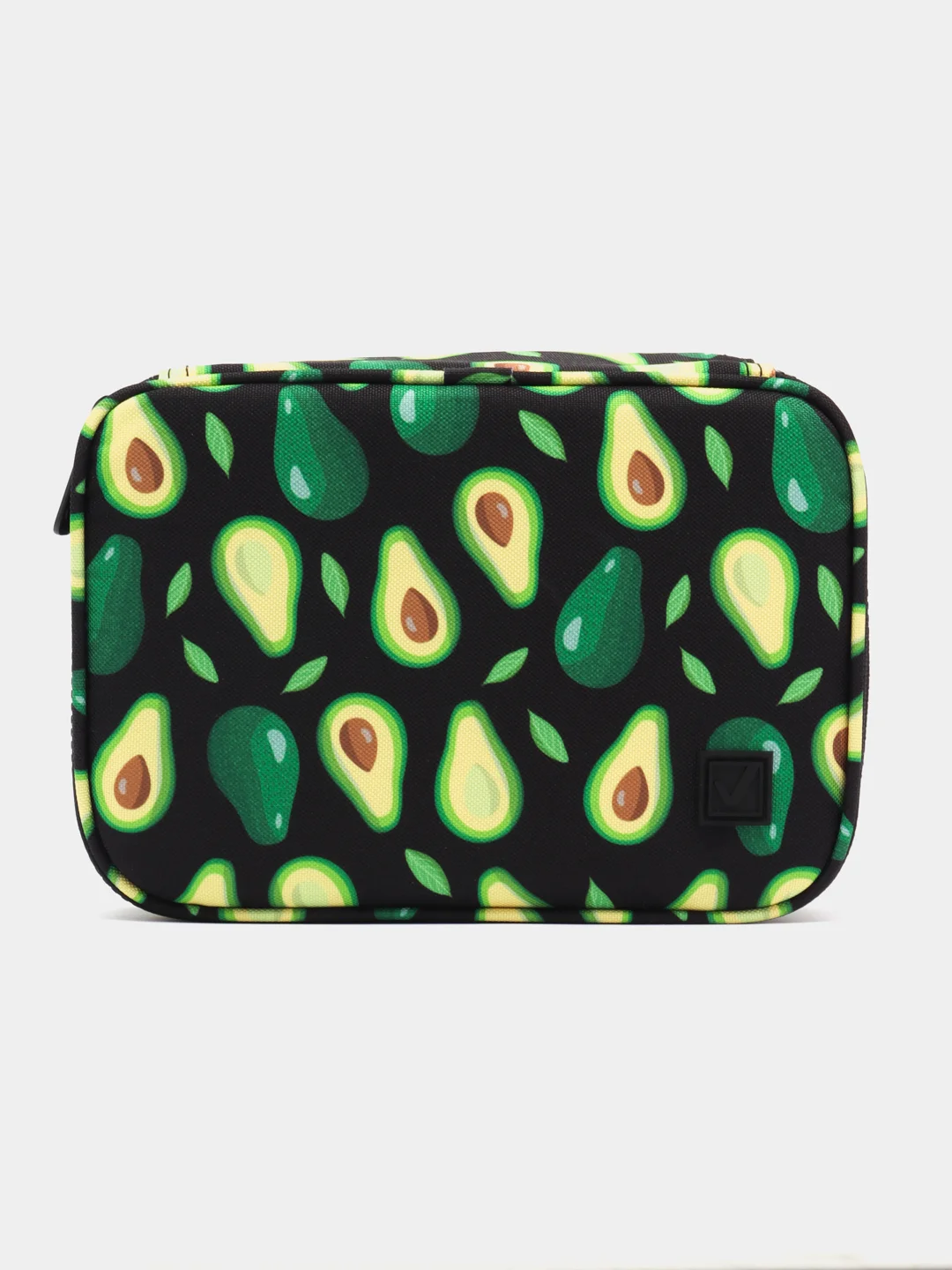 Пенал-косметичка школьный для ручек, карандашей, Brauberg, 1 отделение, Avocado, 270706