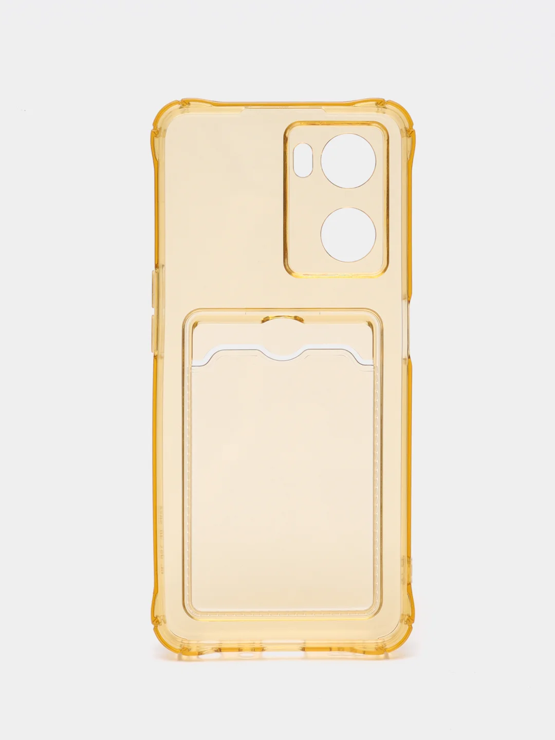 Золотой чехол для Oppo A57 4G, A77 4G, A77S (Оппо А57, А77 4 Джи) силиконовый, c защитой камеры