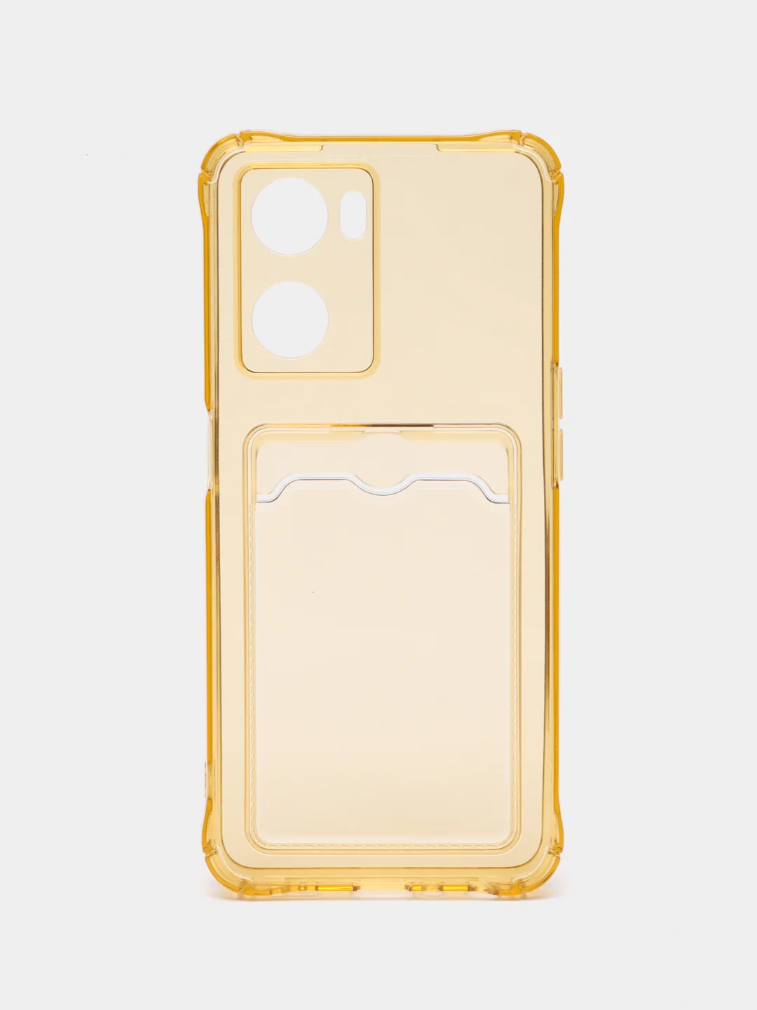 Золотой чехол для Oppo A57 4G, A77 4G, A77S (Оппо А57, А77 4 Джи) силиконовый, c защитой камеры