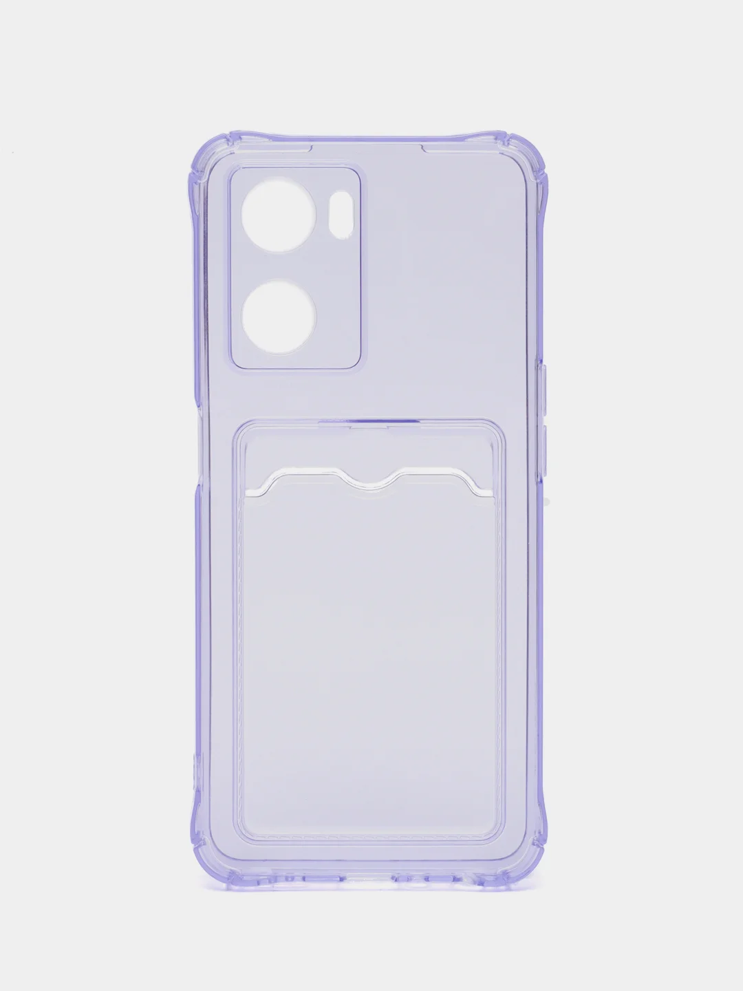 Фиолетовый чехол для Oppo A57 4G, A77 4G, A77S (Оппо А57, А77 4 Джи) силиконовый, c защитой камеры