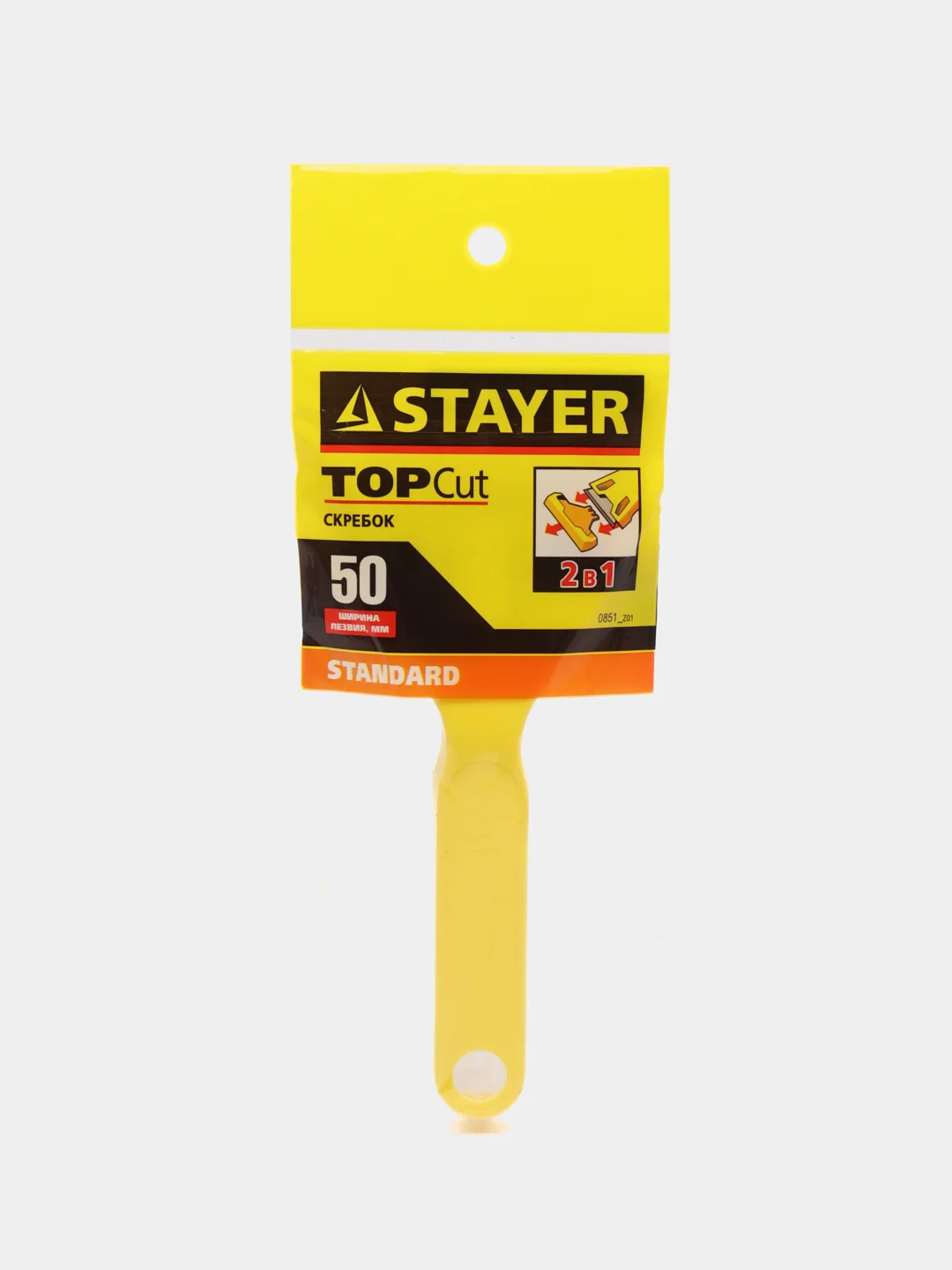 Скребок STAYER STANDARD, пластмассовый, 50 мм