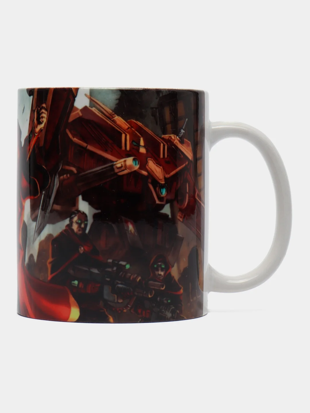 Кружка белая игры Battletech батлтеч - 13204