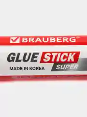 Клей-карандаш канцелярский для бумаги и картона Brauberg Super, 36 г, 229543