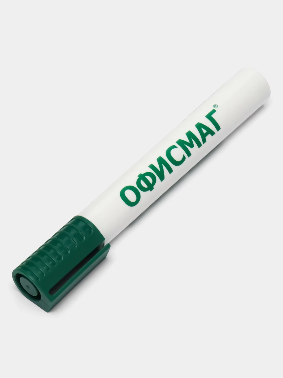 Маркеры, фломастеры для магнитной белой доски стирающиеся, зеленый, Офисмаг 3 мм, 152221