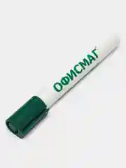 Маркеры, фломастеры для магнитной белой доски стирающиеся, зеленый, Офисмаг 3 мм, 152221