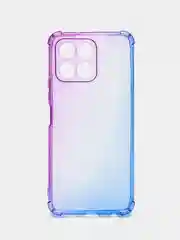 Розовый противоударный чехол BROSCORP для Honor X6 и X8 5G силиконовый, с усиленными углами