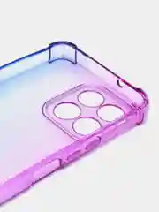 Розовый противоударный чехол BROSCORP для Honor X6 и X8 5G силиконовый, с усиленными углами