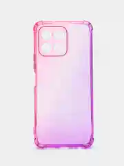 Розовый противоударный чехол BROSCORP для Honor X6 и X8 5G силиконовый, с усиленными углами