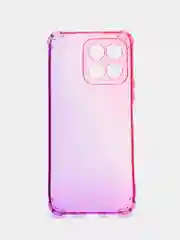 Розовый противоударный чехол BROSCORP для Honor X6 и X8 5G силиконовый, с усиленными углами
