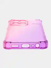 Розовый противоударный чехол BROSCORP для Honor X6 и X8 5G силиконовый, с усиленными углами