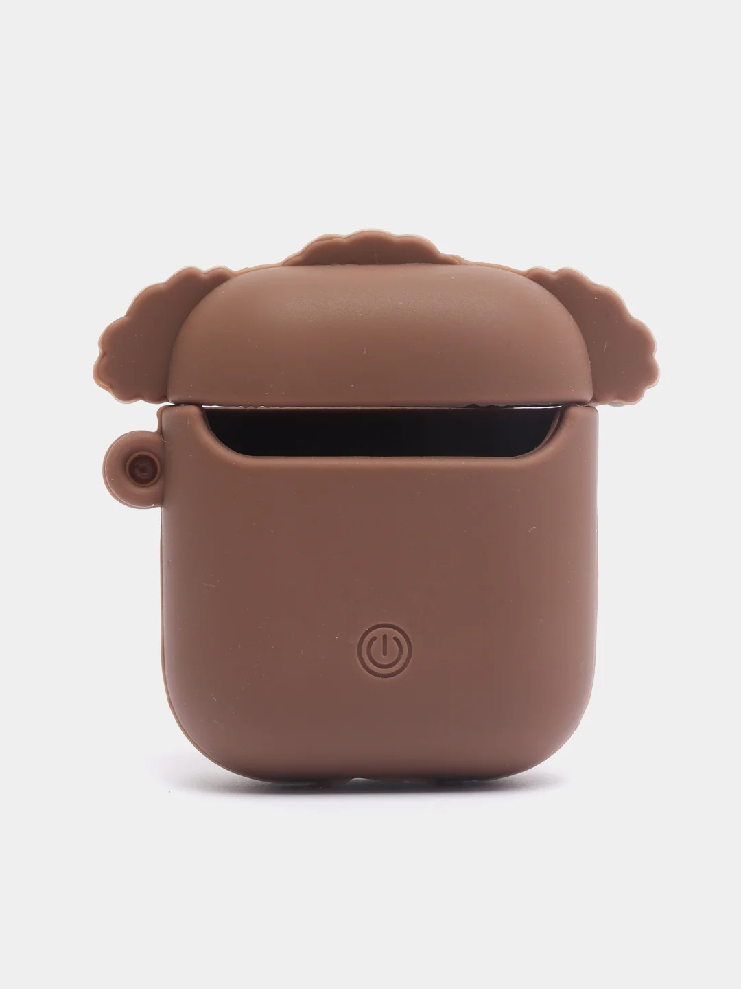 Пудровый чехол для беспроводных наушников Apple AirPods 1 / 2, силиконовый