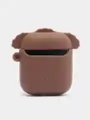 Пудровый чехол для беспроводных наушников Apple AirPods 1 / 2, силиконовый
