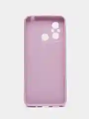 Фиолетовый чехол BROSCORP для Xiaomi Redmi 12С матовый силиконовый тонкий, бортик вокруг камер