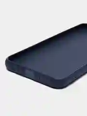 Синий чехол BROSCORP для Honor X5 матовый силиконовый, тонкий, бортик вокруг камер