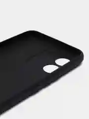 Черный чехол BROSCORP для Honor X5 матовый силиконовый, тонкий, бортик вокруг камер