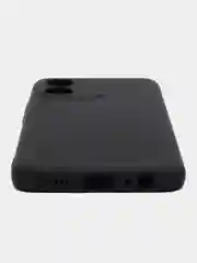 Черный чехол BROSCORP для Honor X5 матовый силиконовый, тонкий, бортик вокруг камер