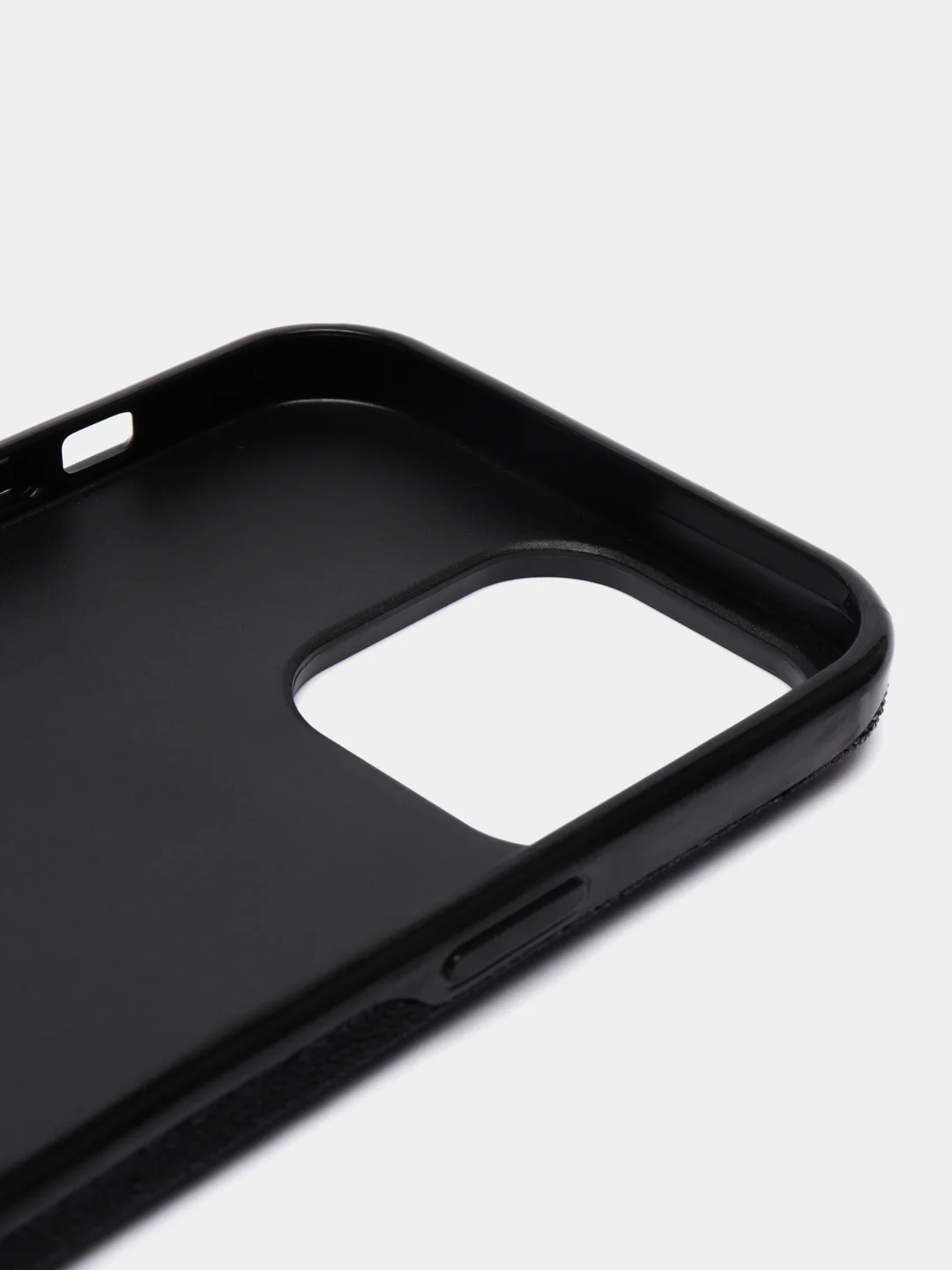 Черный блестящий чехол Broscorp на iPhone 14 Pro Max, со стразами и кристаллами