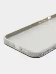 Серебряный блестящий чехол Broscorp на iPhone 14 Pro Max, со стразами и кристаллами