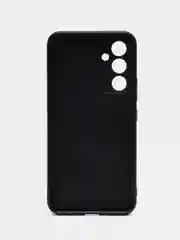 Черный чехол для Samsung Galaxy A54 силиконовый ROSCO матовый тонкий с бортиком- защитой камер