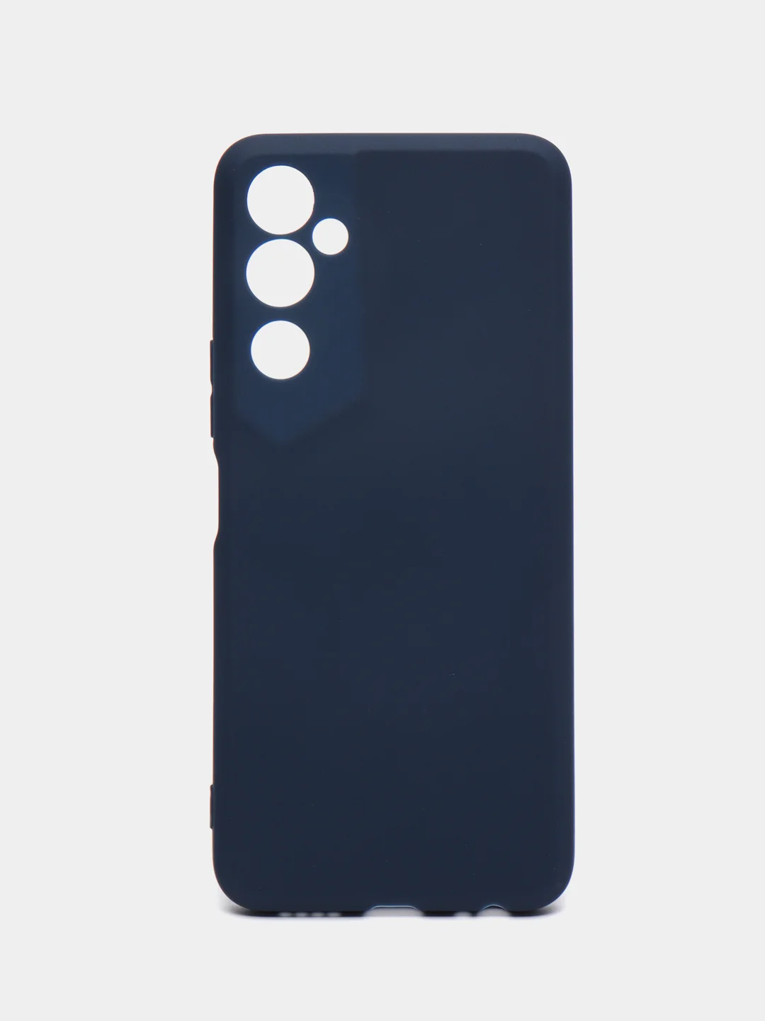 Синий чехол BROSCORP для Tecno Pova Neo 2 матовый силиконовый тонкий, бортик вокруг камер