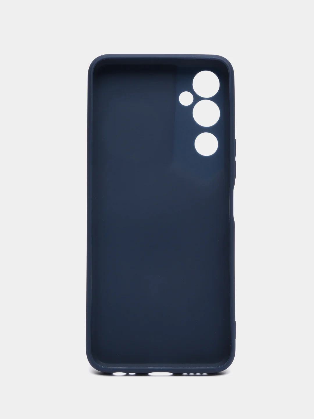 Синий чехол BROSCORP для Tecno Pova Neo 2 матовый силиконовый тонкий, бортик вокруг камер