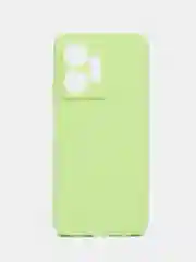 Зеленый чехол BROSCORP для Infinix Zero 20, матовый, силиконовый, тонкий, бортик вокруг камер