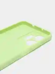 Зеленый чехол BROSCORP для Infinix Zero 20, матовый, силиконовый, тонкий, бортик вокруг камер