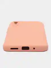 Пудровый силиконовый чехол на Xiaomi Redmi 9A ( Сяоми Редми 9А ) прозрачный, с подкладом