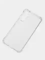 Зеленый чехол для Samsung Galaxy A54 противоударный силиконовый ROSCO, прозрачный, усиленные углы