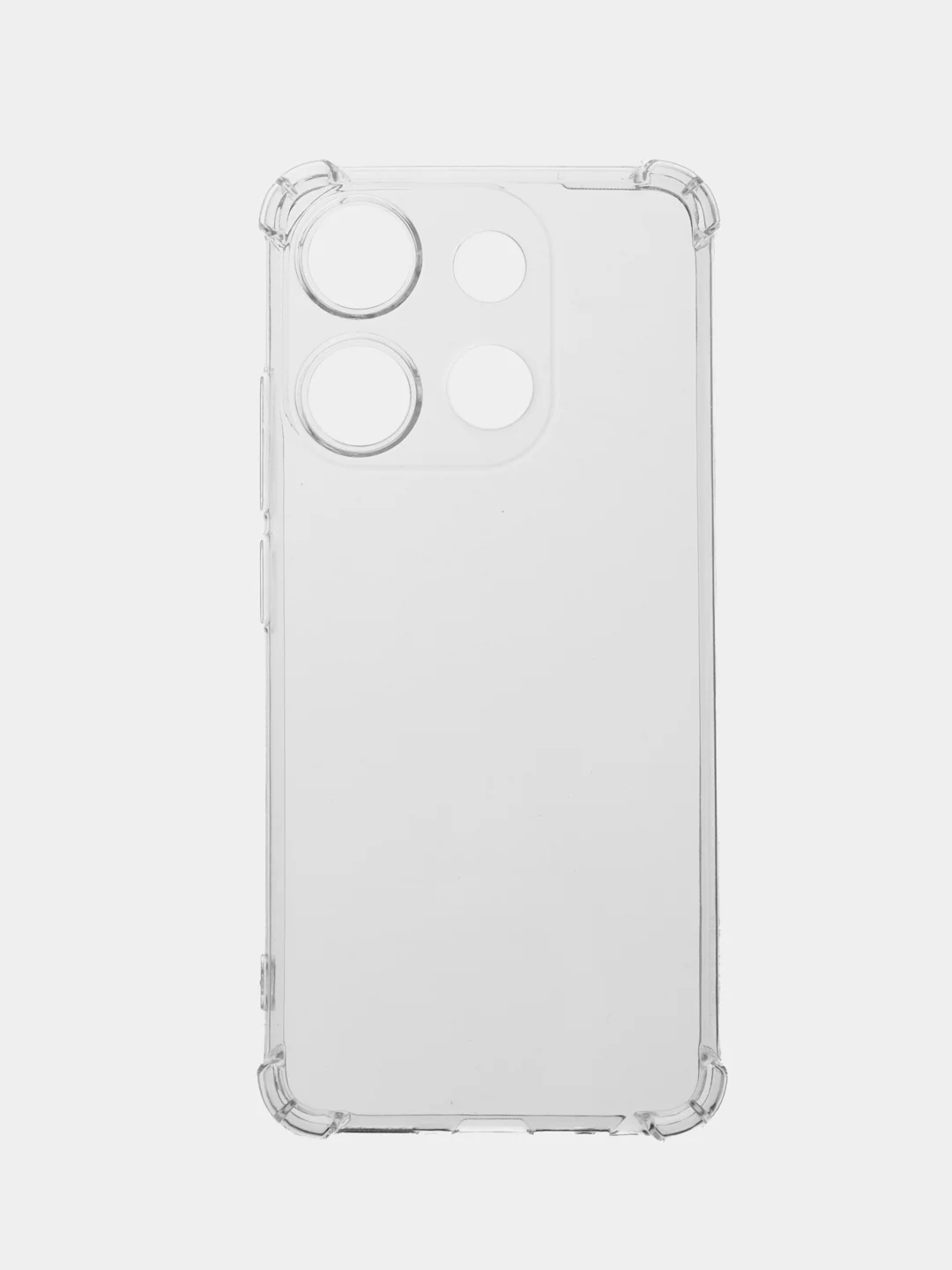 Прозрачный противоударный чехол BROSCORP для Infinix Smart 7 силиконовый с усиленными углами