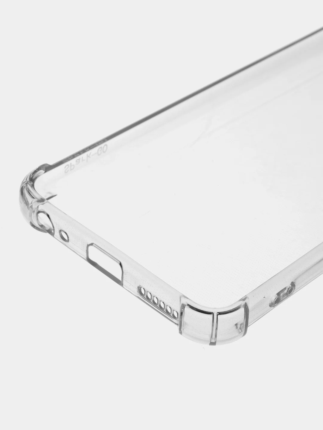 Прозрачный противоударный чехол BROSCORP для Infinix Smart 7 силиконовый с усиленными углами