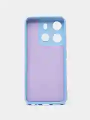 Лавандовый чехол для Tecno Spark GO 2023 / Tecno Pop 7 / Tecno Pop 7 Pro прозрачный силиконовый