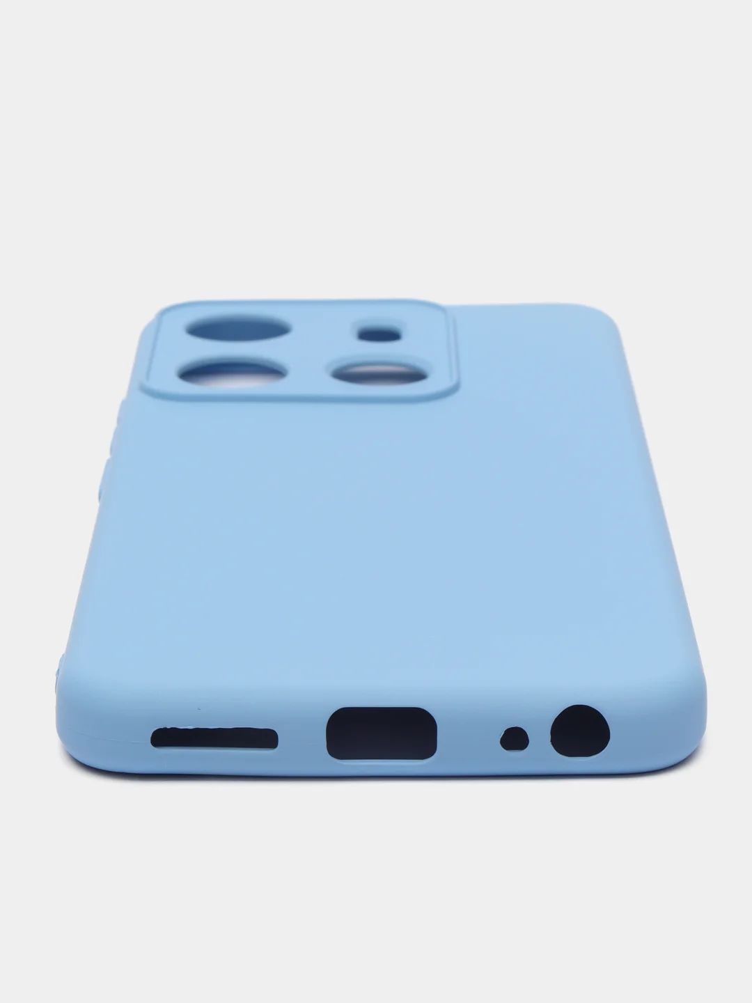 Лавандовый чехол для Tecno Spark GO 2023 / Tecno Pop 7 / Tecno Pop 7 Pro прозрачный силиконовый