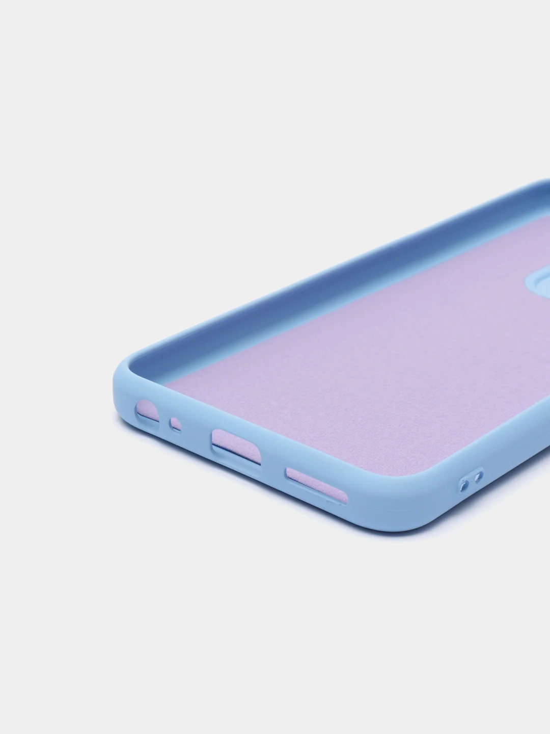Лавандовый чехол для Tecno Spark GO 2023 / Tecno Pop 7 / Tecno Pop 7 Pro прозрачный силиконовый