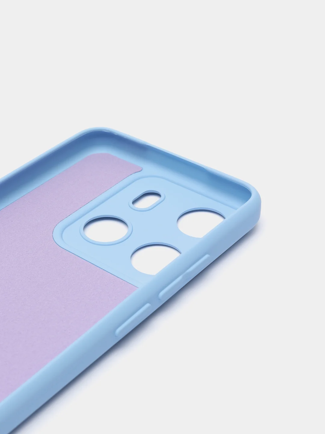 Лавандовый чехол для Tecno Spark GO 2023 / Tecno Pop 7 / Tecno Pop 7 Pro прозрачный силиконовый