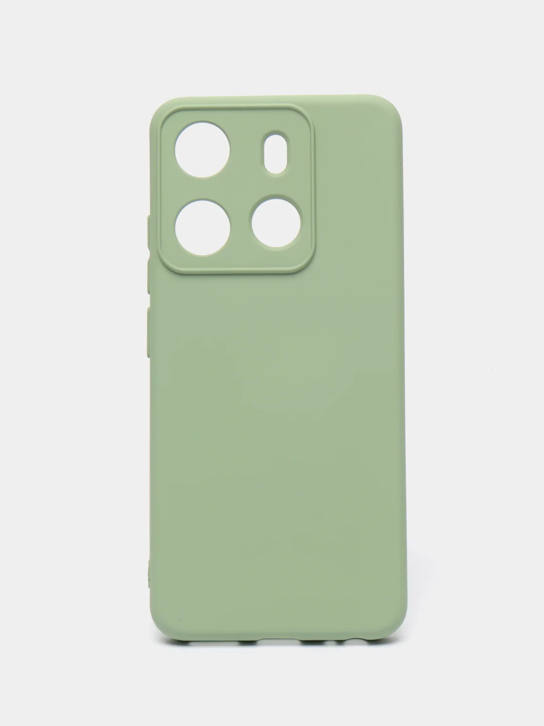 Мятный чехол для Tecno Spark GO 2023 / Tecno Pop 7 / Tecno Pop 7 Pro прозрачный силиконовый