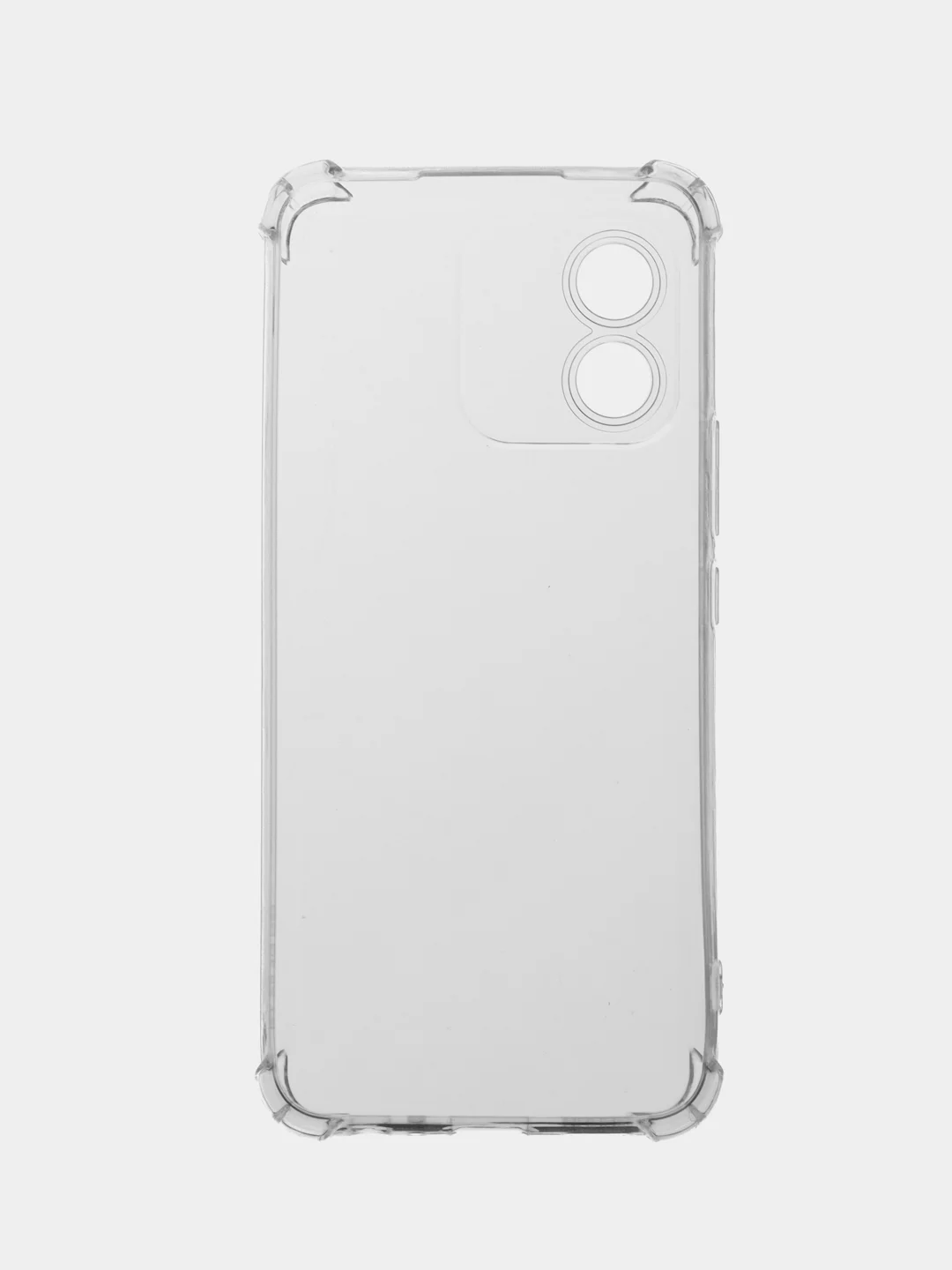 Прозрачный противоударный чехол BROSCORP для Honor X5 силиконовый, с усиленными углами, прозрачный