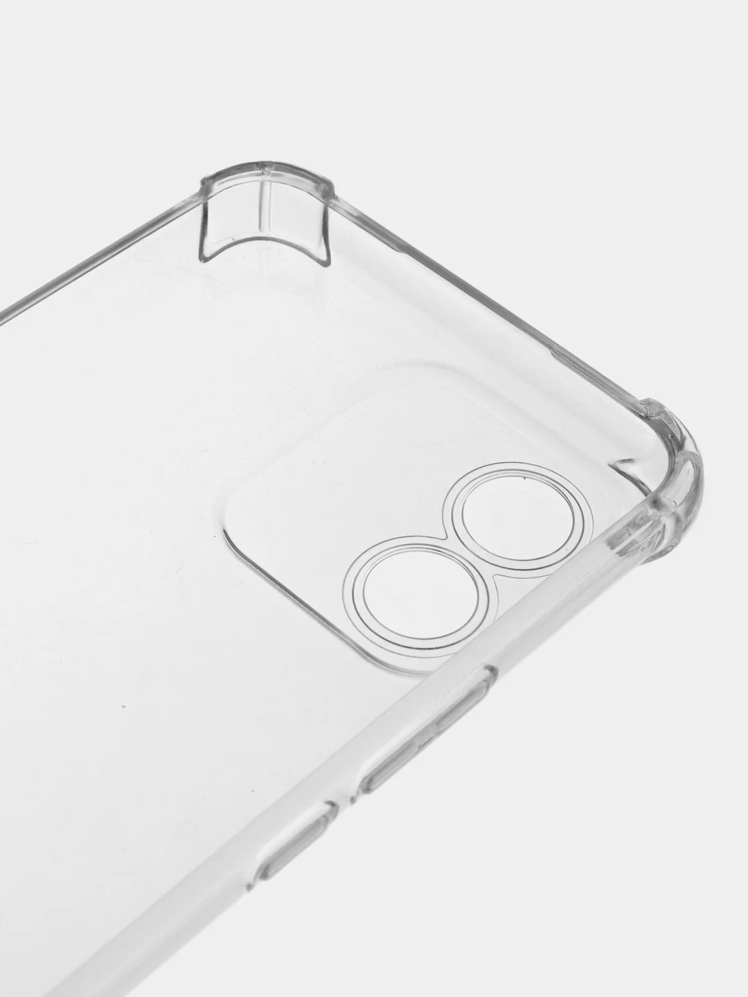 Прозрачный противоударный чехол BROSCORP для Honor X5 силиконовый, с усиленными углами, прозрачный