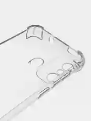 Прозрачный противоударный чехол BROSCORP для Itel A27, силиконовый, с усиленными углами, прозрачный