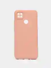Пастельно-коралловый чехол Xiaomi Redmi 9C, Redmi 9C NFC, Redmi 10A (Редми 9С 9С НФС 10А)прозрачный силиконовый